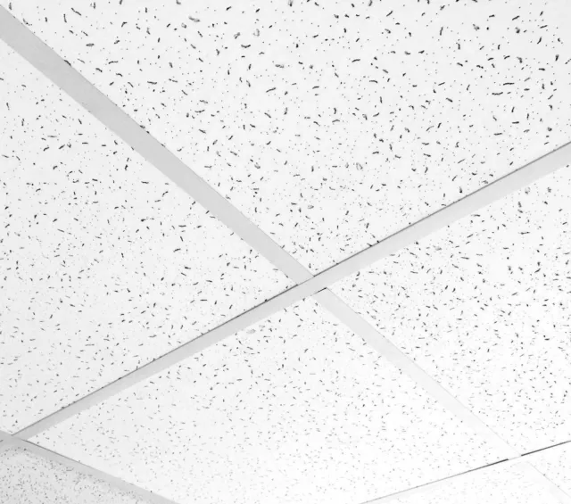 Suspended Ceiling Acoustic Fine ND Fissured 595mm x 595mm 600mm x 600mm 16 Tiles