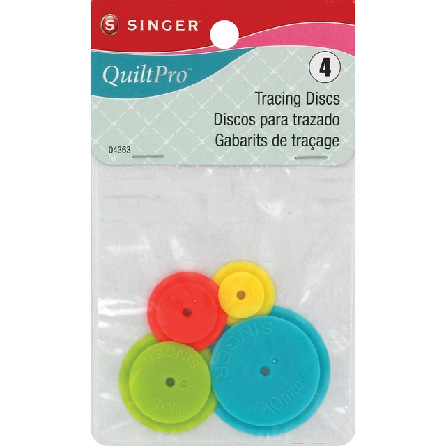 Discos de rastreo Singer QuiltPro-4/paquete -04363