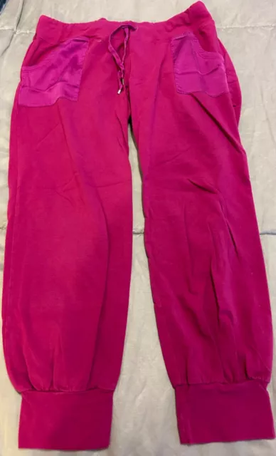 Y2K Bebe Large Raspberry Pink sweatpants (sweats), Satin Pockets, New