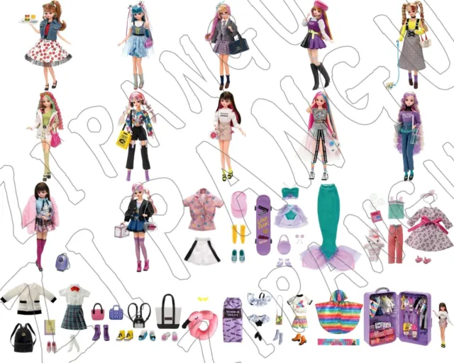 Takara Tomy # Licca chan Doll Dresses Outfits Clothes Accessories Select New DHL