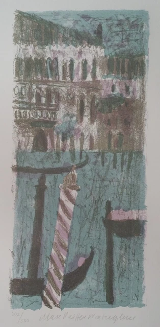 Max Peiffer Watenphul, signed and numbered lithograph, 1972