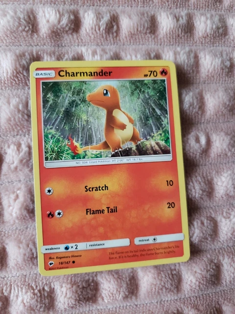 Pokémon TCG Charmander Burning Shadows 18/147 Regular Common