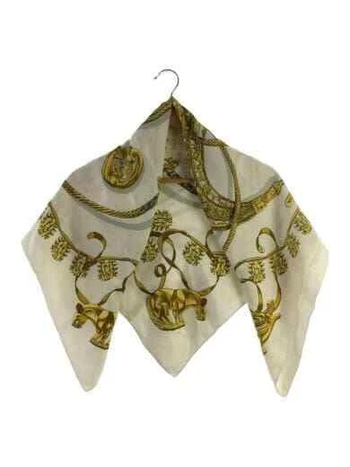 HERMES Scarf Silk Women s