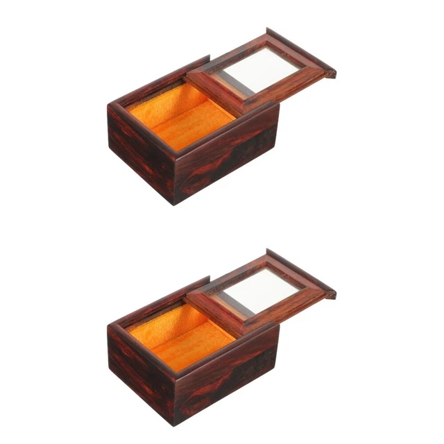 2x Small Earring Case Earring Organizer Small Jewelry Organizer