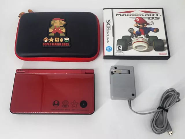 Nintendo DSI XL Handheld Console Red Super Mario Bros 25th Anniversary  Edition