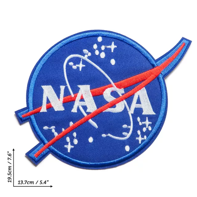 Large NASA Universe Star Embroidered Sew On Iron On Patch Bags Fabric Applique 2