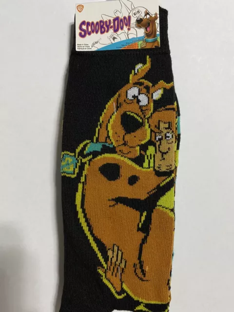 Hanna-Barbera Scooby Doo Shaggy Mystery Machine Crew Socks 2 Pair Size 6-12 NEW