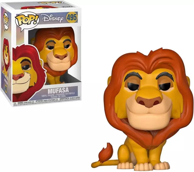 Figurine Vinyl FUNKO POP Disney : Mufasa #495 Le Roi Lion