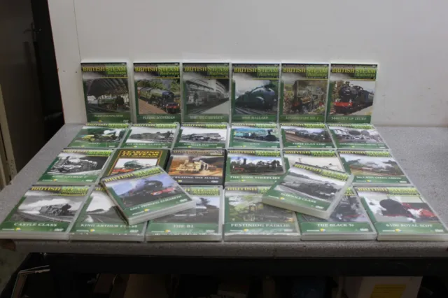 DeAgostini British Steam Railways DVD's 26 dvds in total