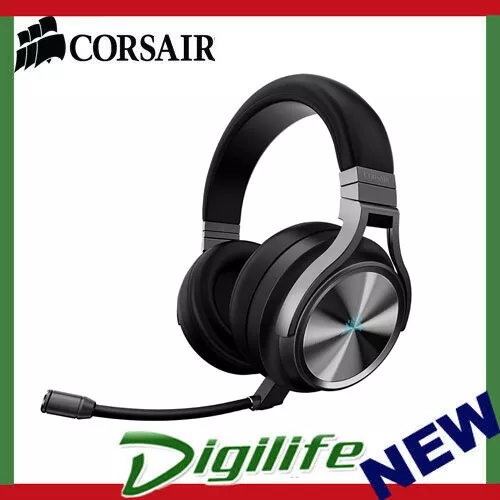 Corsair Virtuoso Wireless RGB SE Gunmetal 7.1 Headset High Fidelity Gaming Head