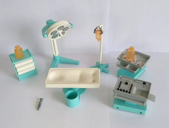 Playmobil Lot de Pièces éléments salle d'opération / Hôpital type 3981 Perfusion