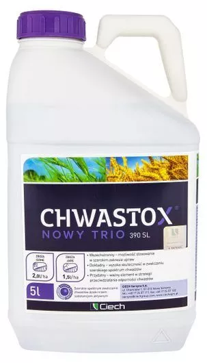 Chwastox Nowy Trio 390 SL 5L herbicide à action systémique sélective utilisé sur