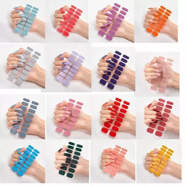 Self-Adhesive Nail Wraps Nail Art Decoration Nail Polish Sticker  Women Girls