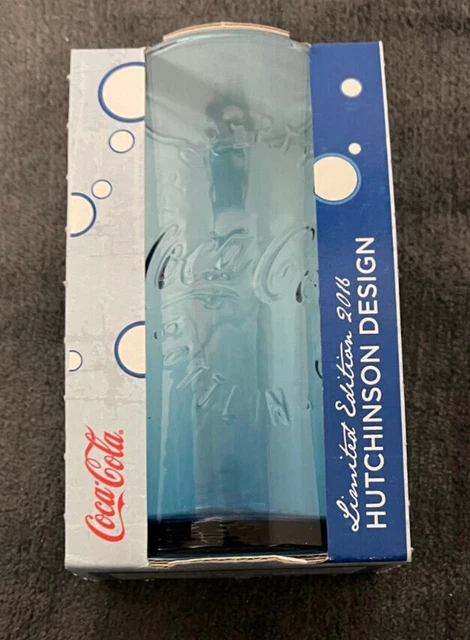 Mc Donalds Coca Cola Glas 2016 "Glas Blau" Limitierte Edition - NEU