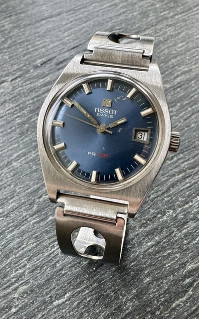 Montre Vintage Tissot SEASTAR PR516 Mécanique - Occasion, Modèle Unisexe, Pièce Rétro