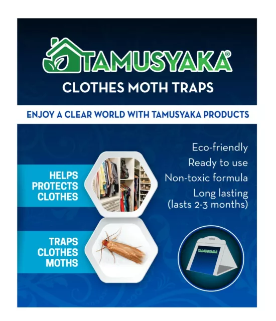 Clothes and Pantry Moth Traps, Powerful Moth Killer for House and Closets