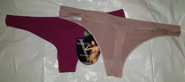 NWT VASSARETTE Body Curves Thong Panty Size 6 Med Rare - Chocolate Kiss  $49.00 - PicClick