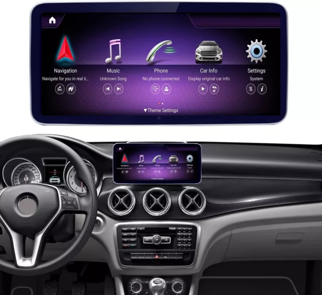 10,25' Android 11 Touchscreen NTG4.5/4.7 f￼r Benz W176 CLA C117 X117 GLA X156
