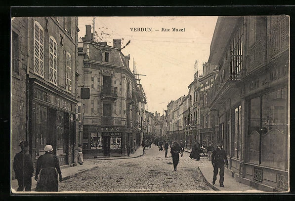 CPA Verdun, Rue Mazel 1907