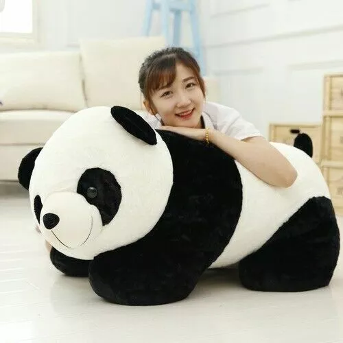 Lovely Big Giant Panda Bear Plush Stuffed Toy Pillow Cartoon Kawaii Doll Gift YK