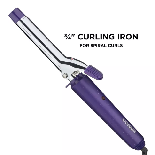 Conair Supreme Curling Iron Combo Pack 1/2-inch 3/4-inch  Set Of 2