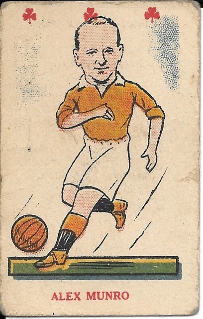 Football Card: Kiddys Favourites Popular Players Alex Munro Hearts & Blackpool