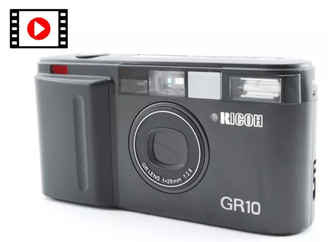 READ【NEAR MINT】 Ricoh GR10 Black 28mm F2.8 Point & Shoot 35mm Film Camera JAPAN