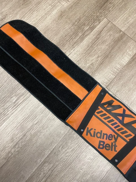Vintage MXL kidney belt/leather/ motocross/ rare retro 2
