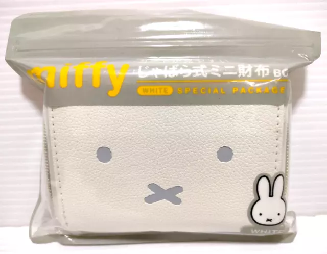 Miffy Mini Wallets Coin & Card Case Zipper White Nijntje Wallet only 2023 Japan