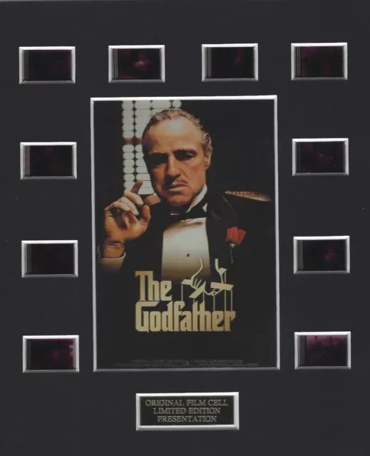 The Godfather (1972) Authentic 35mm Movie Film Cell 8x10 Matted Display - w/COA