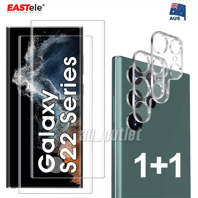 For Samsung Galaxy S23 FE S22 S21 Plus Ultra 5G Tempered Glass Screen Protector