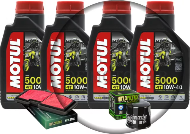 Kit Inspección Triumph 675 Street Triple 10 16 Aceite Motul 10w40 Filtro de Aire