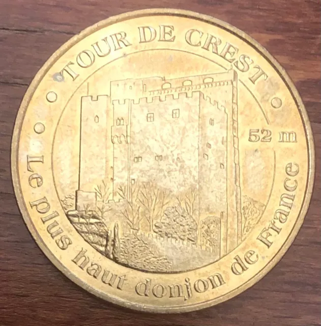 Mdp 2009 Tour De Crest Médaille Monnaie De Paris Jeton Medals Tokens Coins