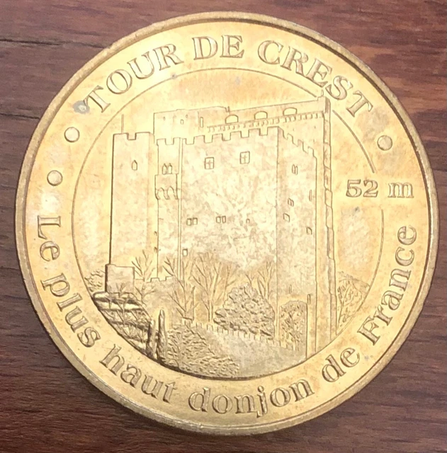 Mdp 2009 Tour De Crest Médaille Monnaie De Paris Jeton Medals Tokens Coins
