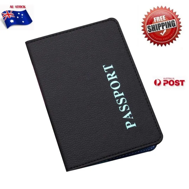 New Passport Cover Wallet Travel Holder ID Cards Case Organizer PU Leather