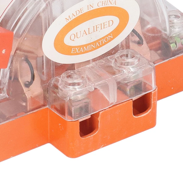 Interrupteur à Couteau Transparent 2P 32A Bipolaire Contre Les Chocs BD
