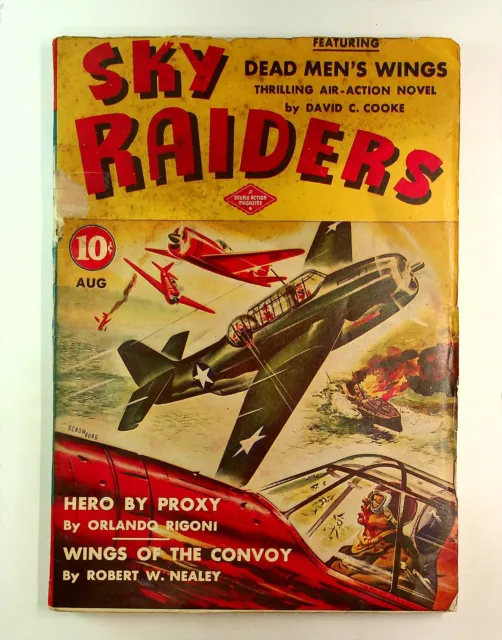 Sky Raiders Pulp Aug 1943 Vol. 1 #5 GD/VG 3.0