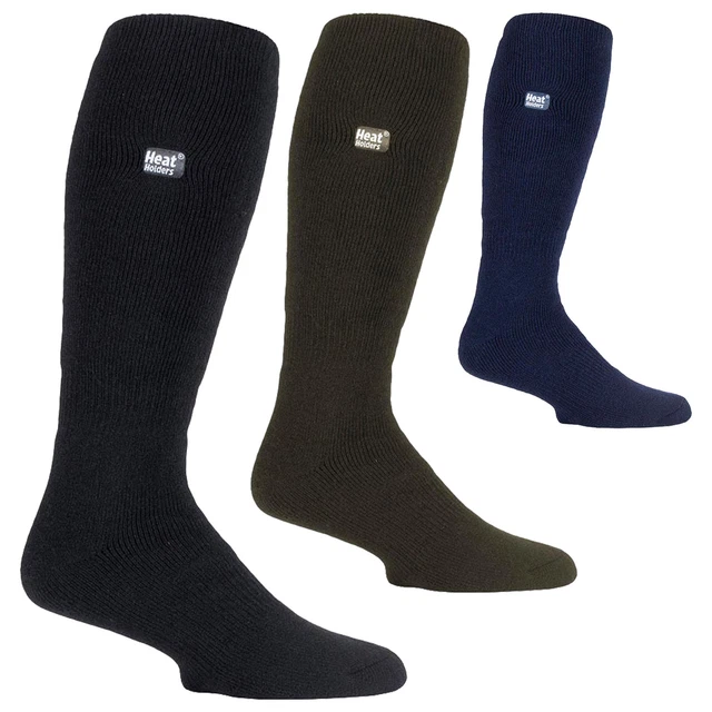 HEAT HOLDERS Chaussettes Ski Femme Ultra Fines Chaudes Hautes - Confort Extrême Sur Les Pistes