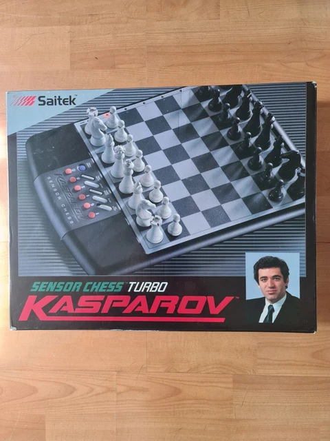 SAITEK SENSOR CHESS Turbo Kasparov Vintage Electronic Computer Fully ...