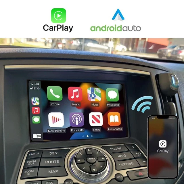 APPLE CARPLAY ANDROID Auto Retrofit Kit Decoder For Infinity QX60 QX70