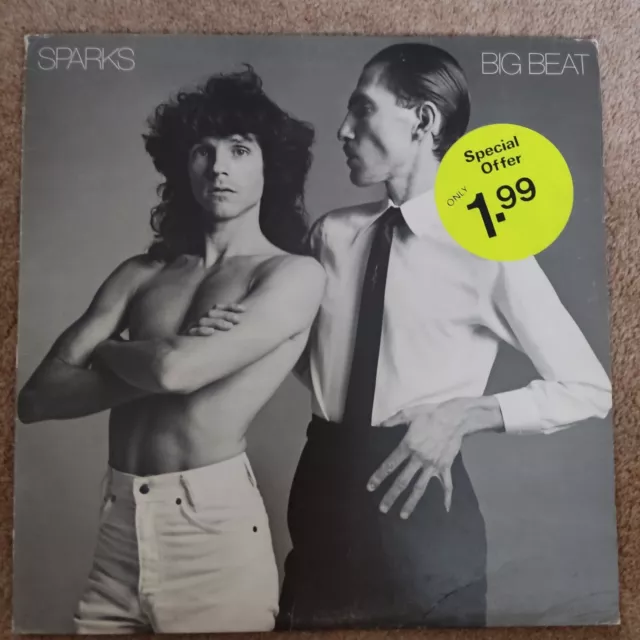 Big Beat SPARKS ILPS9445 Original vinyl LP 1976 UK pressing Inc lyric sheet  EX