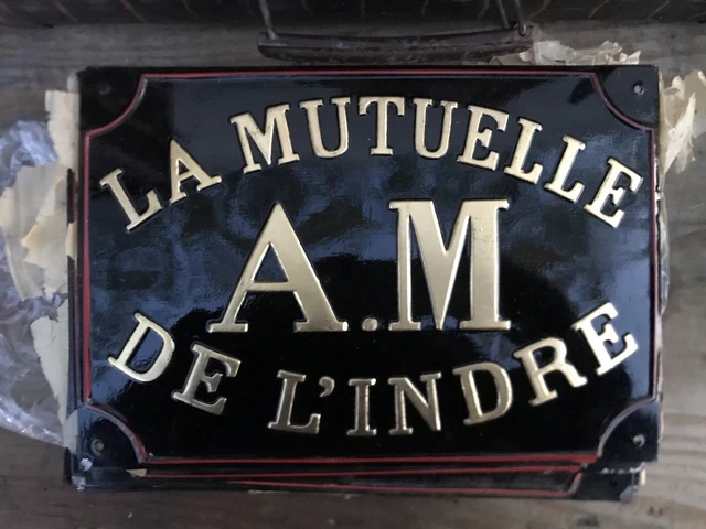ANCIENNE TOLE PUBLICITAIRE PEINTE  POTASSE DALSACE  années 30 40 50