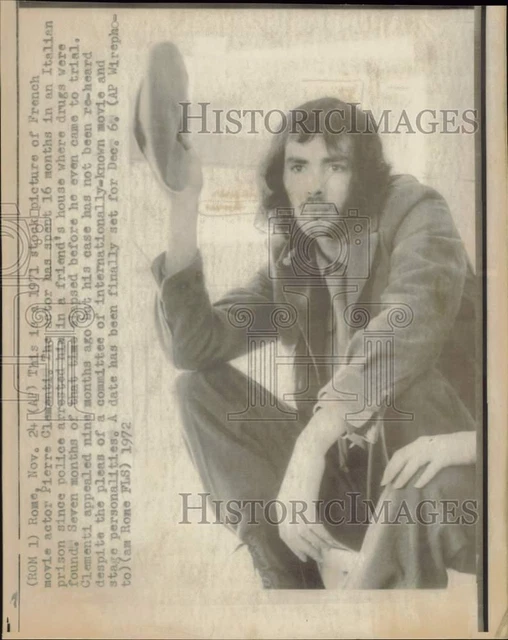 1971 Press Photo Pierre Clementi, French movie actor - lra44538