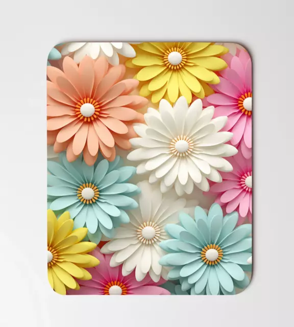 Beautiful Flowers Floral Flower Mouse Pad 8"x9.5" Non Slip Rectangle Mousepad