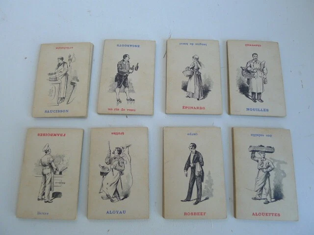 Jeu De 60 Cartes Familles Quartet Delachaux & Niestlé – Ancien XIXe Complet