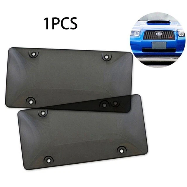Voiture Immatriculation Cadre Chiffres Plaque Housse Bouclier Teinté Plat Auto