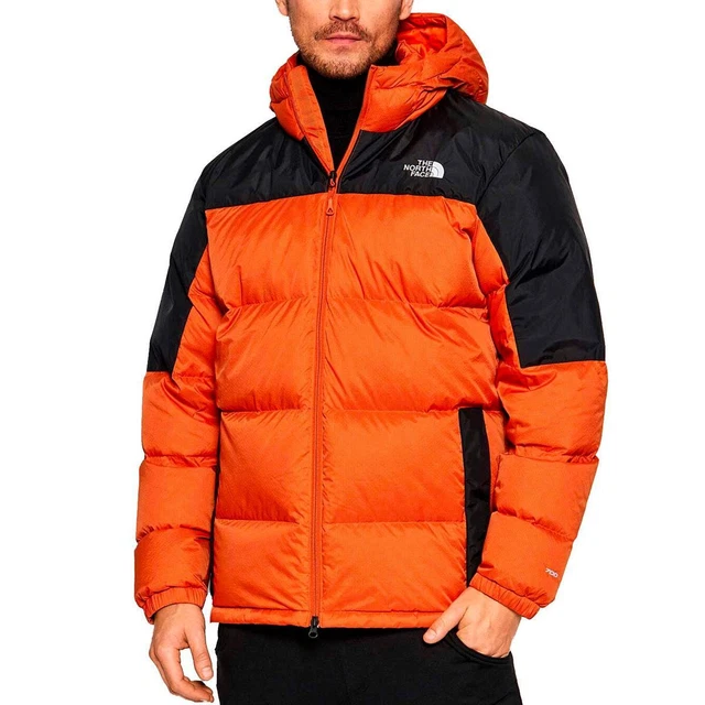 GIUBBINO GIUBBOTTO PIUMINO THE NORTH FACE nf0a4m9lt97 GIACCA DIABLO HOOD ARANCIO
