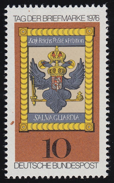 903 T.ag der Briefmarke mit PLF: Farbfleck links und über dem D von DER, **