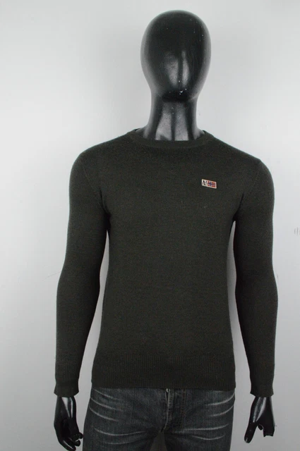 Maglione Napapijri Taglia S Slim Pullover Uomo Maglia Lana Men's Sweater