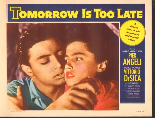 1952 Movie Lobby Card #4-1641 - Tomorrow Is Too Late - Pier Angeli